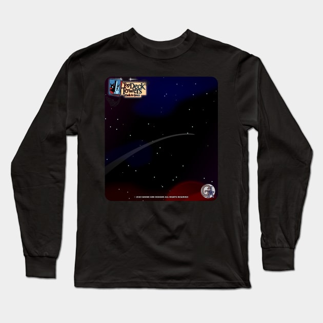 Grand Ark Designs: Starscape Long Sleeve T-Shirt by Top Deck Towers Cards and Games